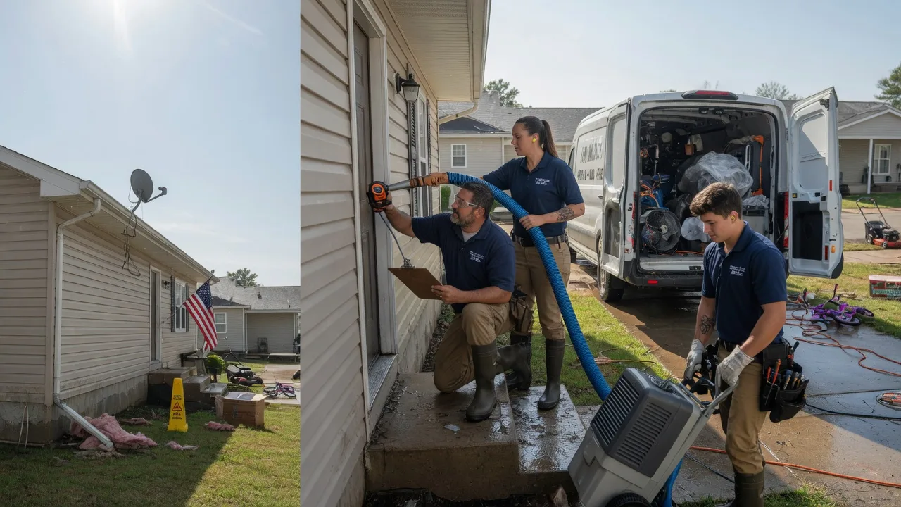 Ceiling Water Damage Restoration in Ludington, MI near me